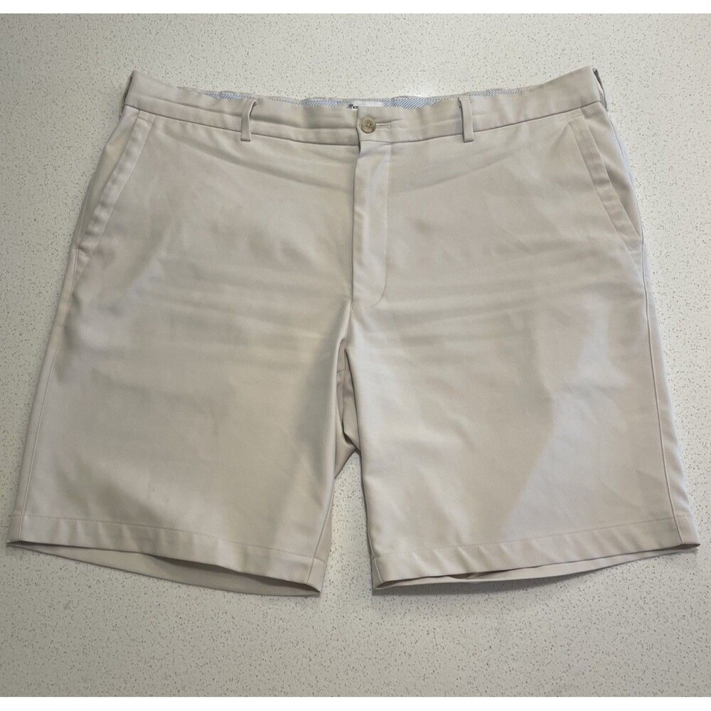 Peter Millar Crown Sport Salem Performance Shorts Men’s Size 38 Stone 9” Inseam